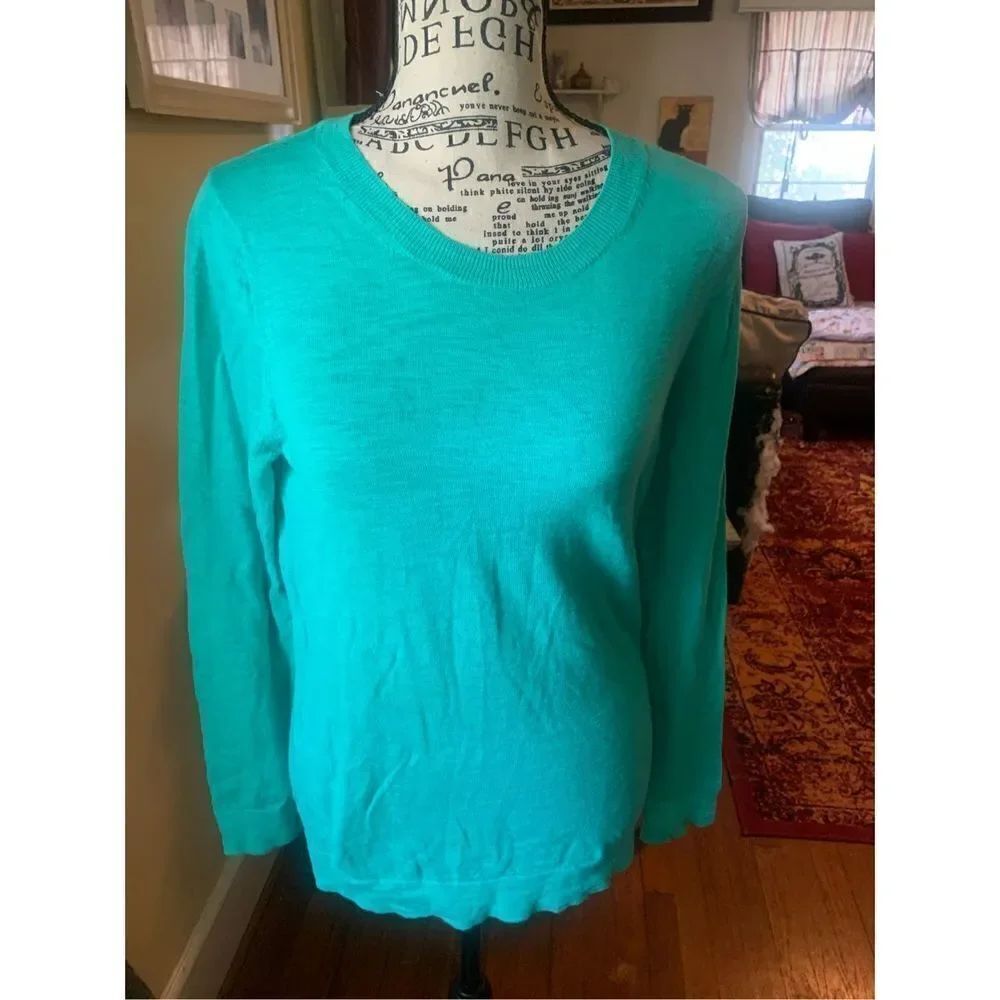 Lightweight Green J Crew Sweater